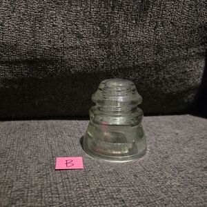 Hemingray | Glass Vintage Insulator Clear 45 (B)